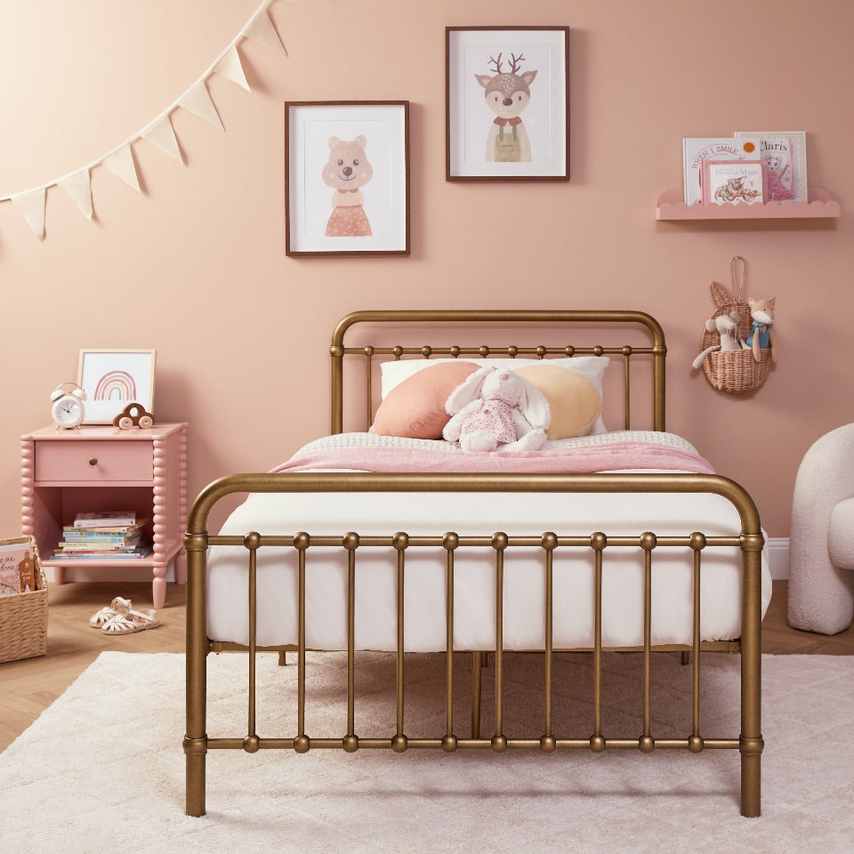Sonata Bed - King Single - Bronze
