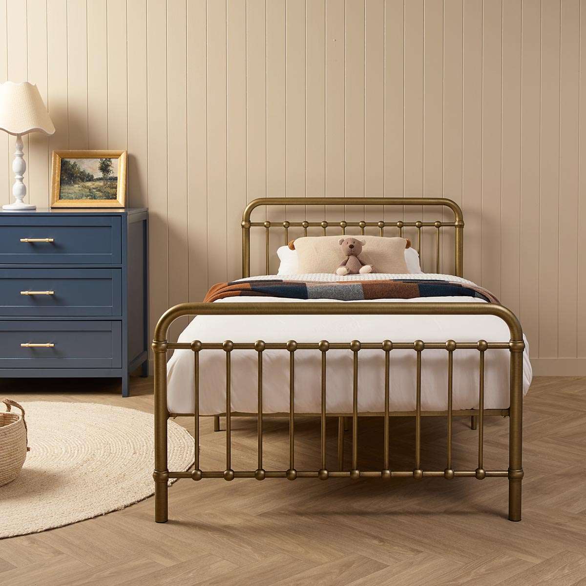 Sonata Bed - King Single - Bronze