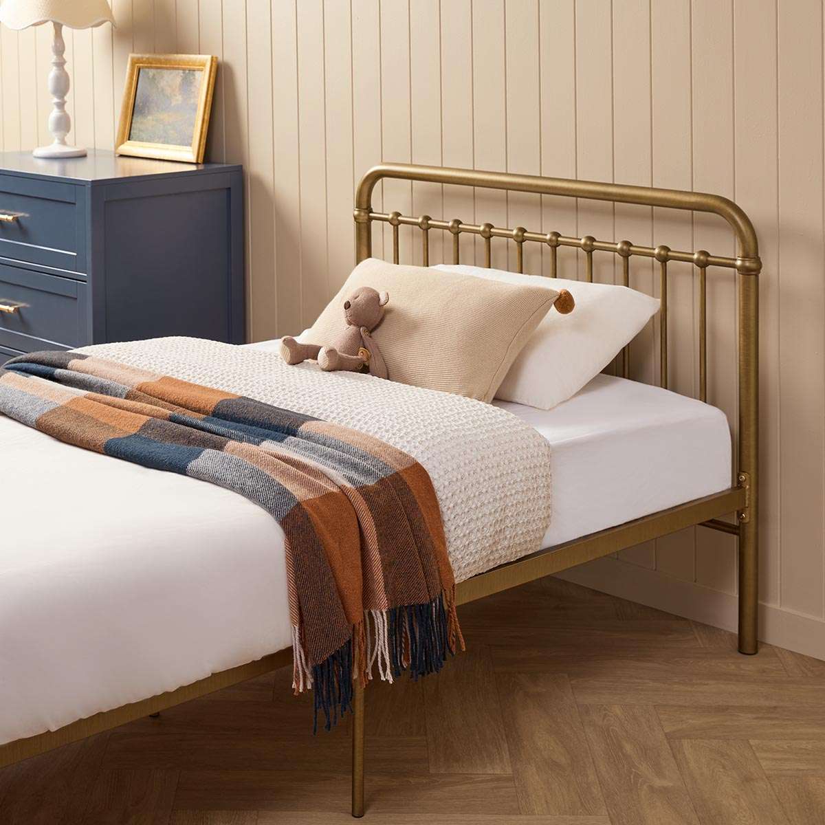 Sonata Bed - King Single - Bronze