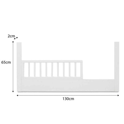 Aspiring White/Natural 3-in-1 Cot White Conversion Bundle