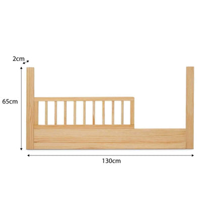 Aspiring Cot Toddler Bed Half Frame - Natural