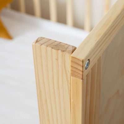 Aspiring Cot Toddler Bed Half Frame - Natural