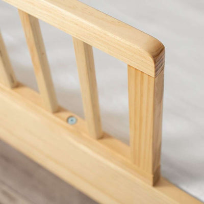 Aspiring Cot Toddler Bed Half Frame - Natural