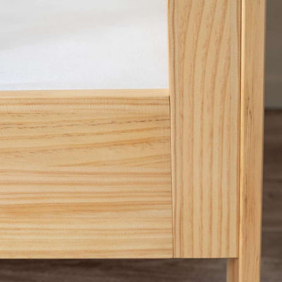 Aspiring Cot Toddler Bed Half Frame - Natural