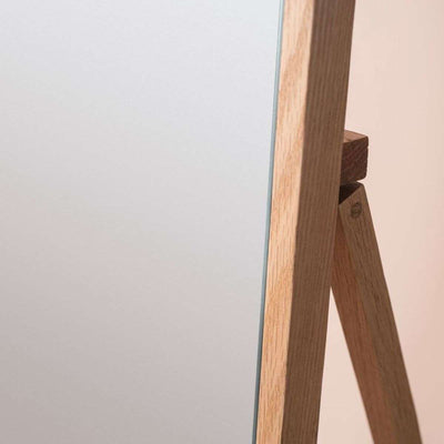 Lena Full Length Arch Oak Mirror