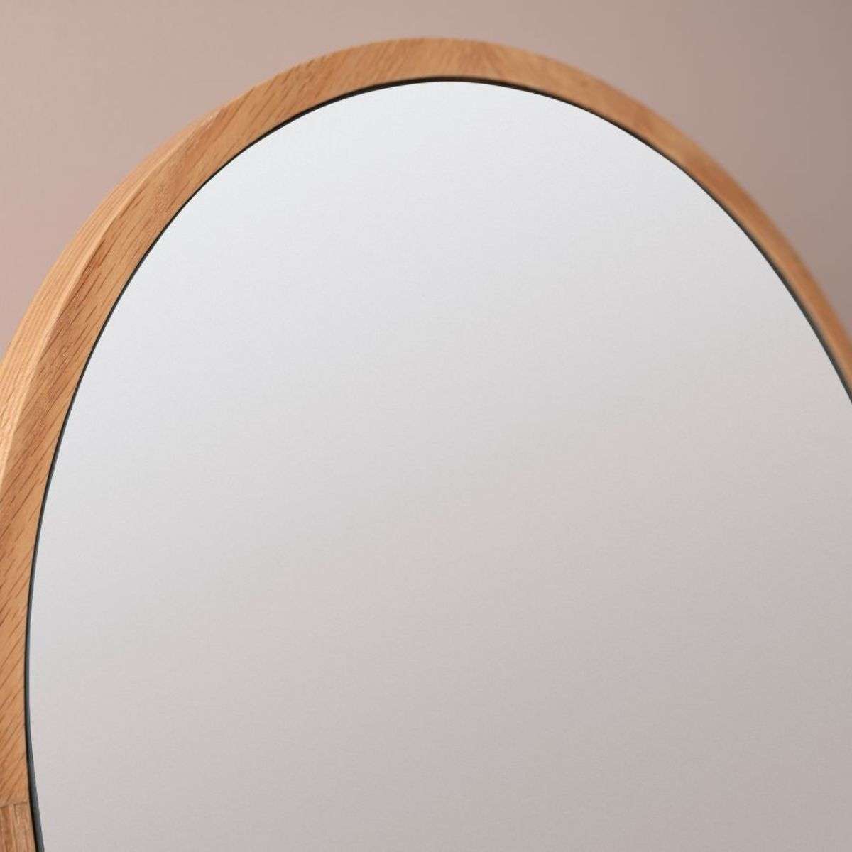 Lena Full Length Arch Oak Mirror