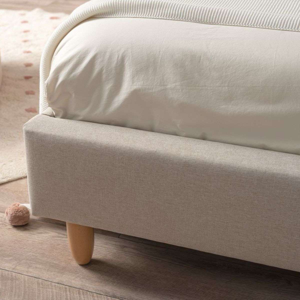 Imogen King Single Bed - Natural