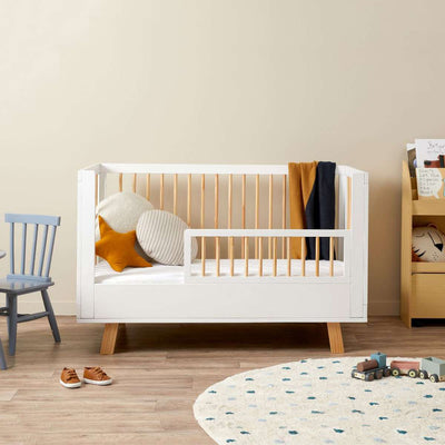 Aspen White/Natural 3-in-1 Cot Conversion Bundle