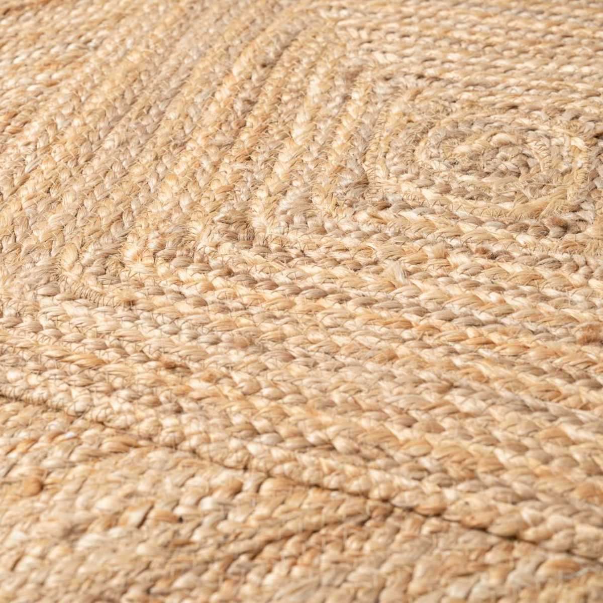Mia Diamond Jute Rug - Large - Natural