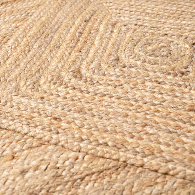 Mia Diamond Jute Rug - Large - Natural