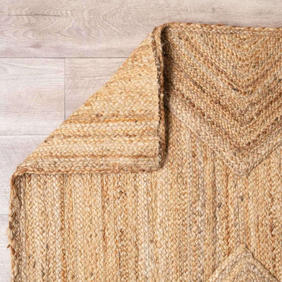 Mia Diamond Jute Rug - Large - Natural