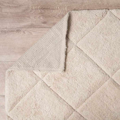 Rea Diamond Floor Rug - Large - Cream