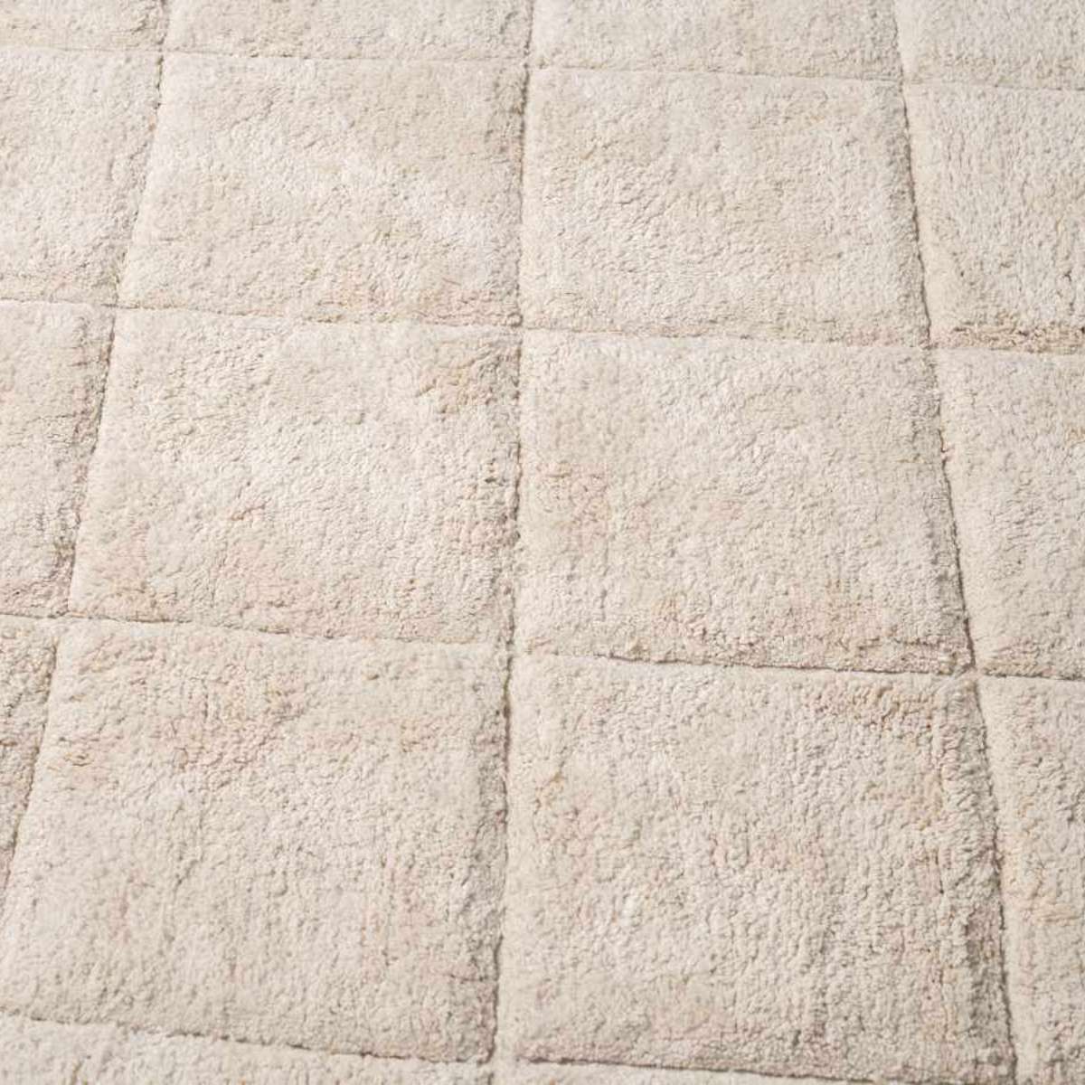 Rea Diamond Floor Rug - Large - Cream