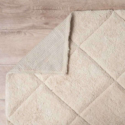 Rea Diamond Floor Rug - Extra Large - Cream