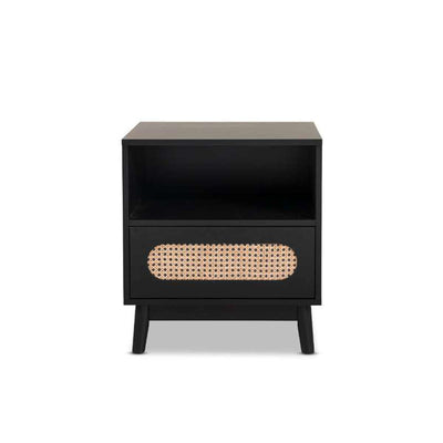 Claremont Bedside Table - Black