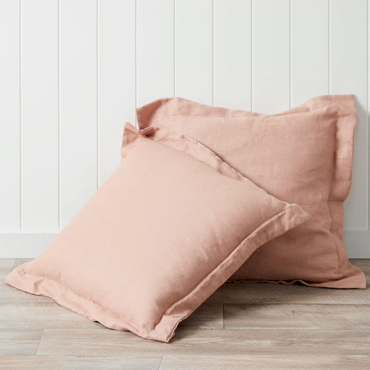 Mocka Linen Cushion - Coral Sand