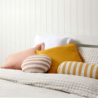 Mocka Linen Cushion - Marigold