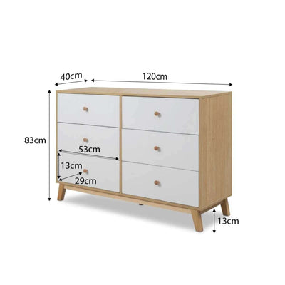 Aspen White Seven Piece Nursery Furniture Set