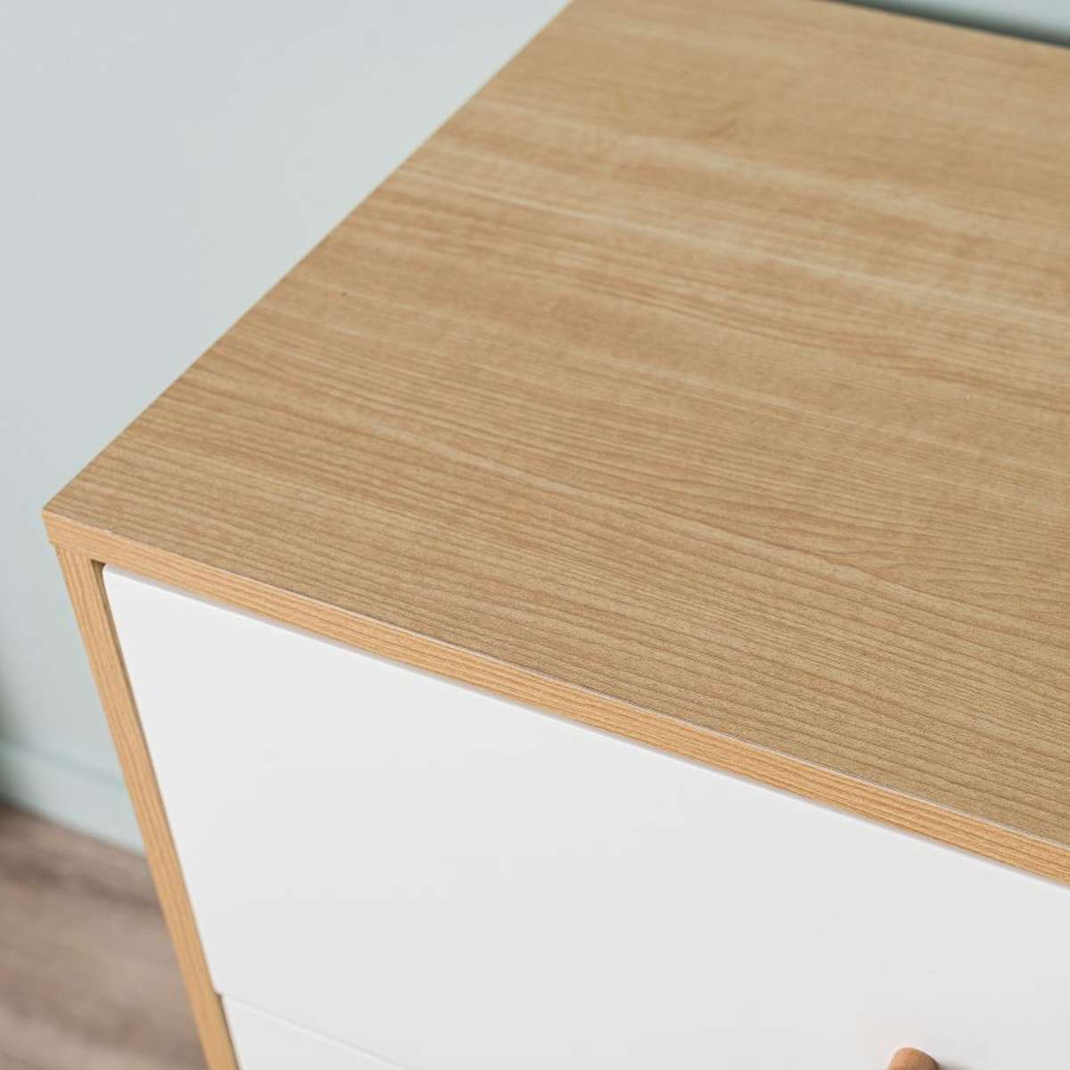 Aspen Six Drawer - White/Natural