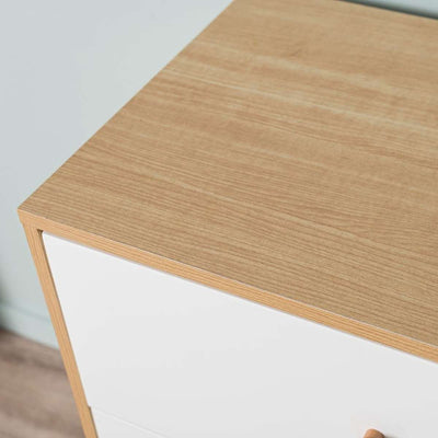 Aspen Six Drawer - White/Natural