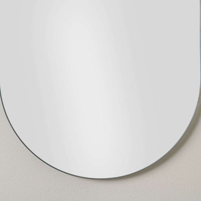 Kalili Frameless Pill Shaped Mirror