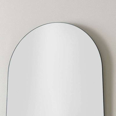 Kalili Frameless Pill Shaped Mirror