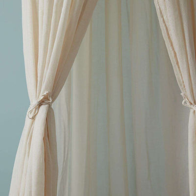 Mocka Linen Look Canopy - Oatmeal