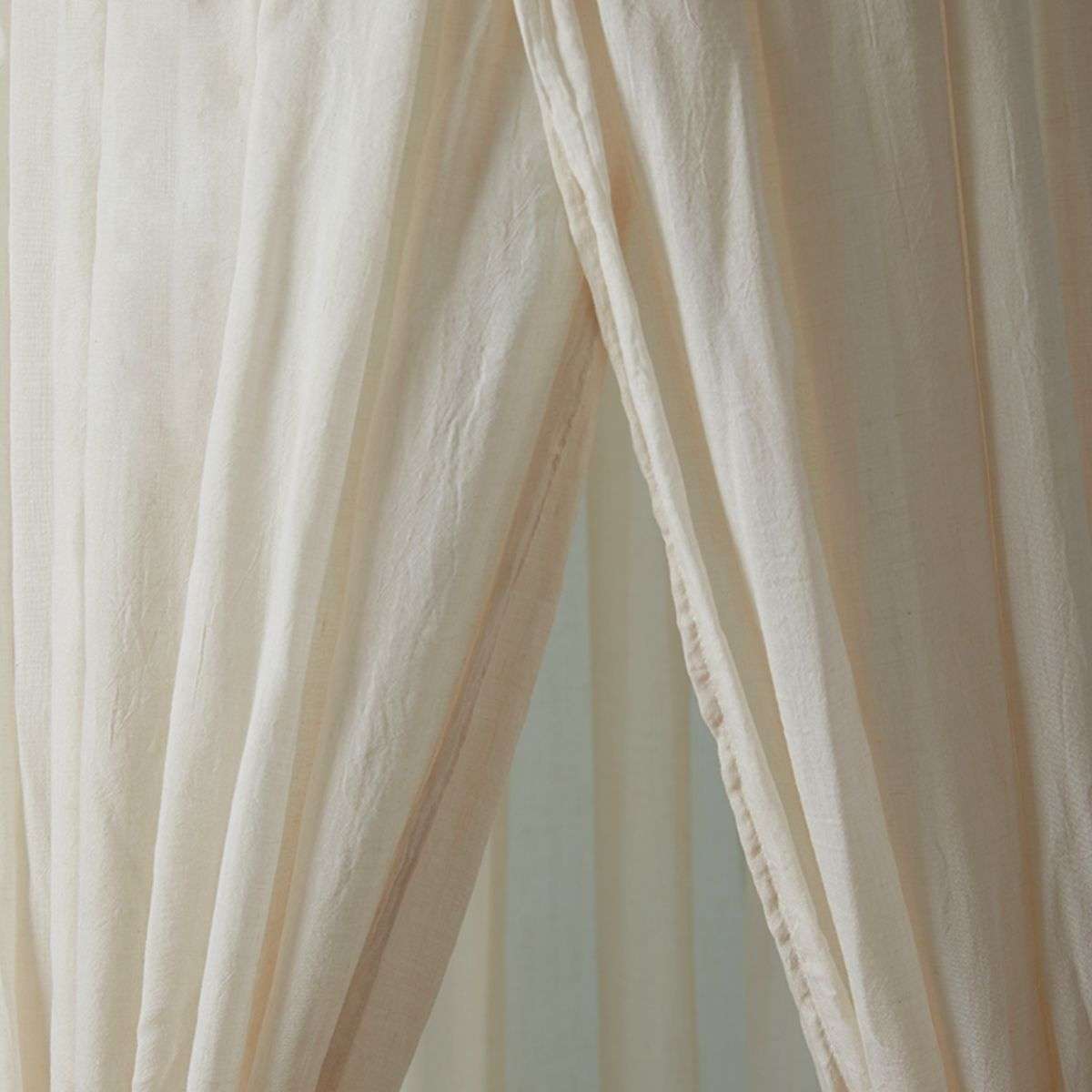 Mocka Linen Look Canopy - Oatmeal