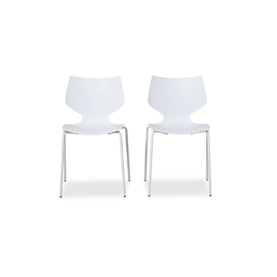 Pia Dining Chair - Set of 2 - White