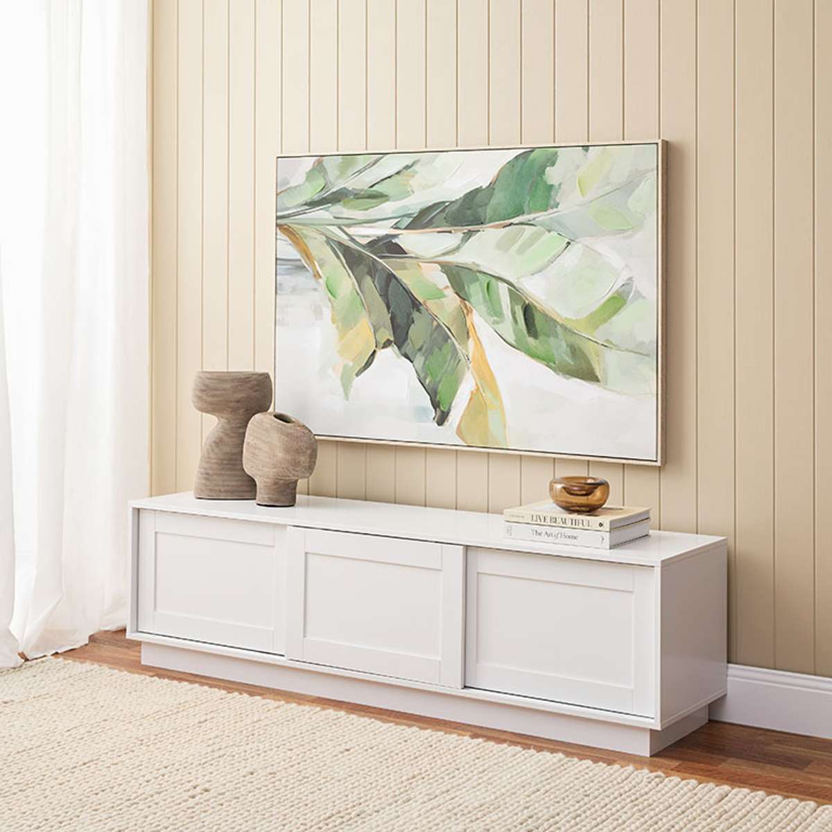 Eros Entertainment Unit - White