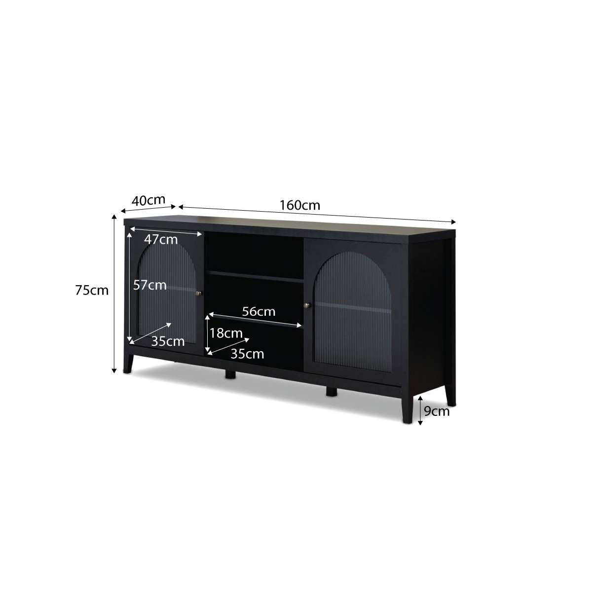 Easton Buffet - Black