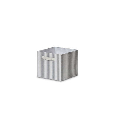 Hamptons Stripe Cube Basket