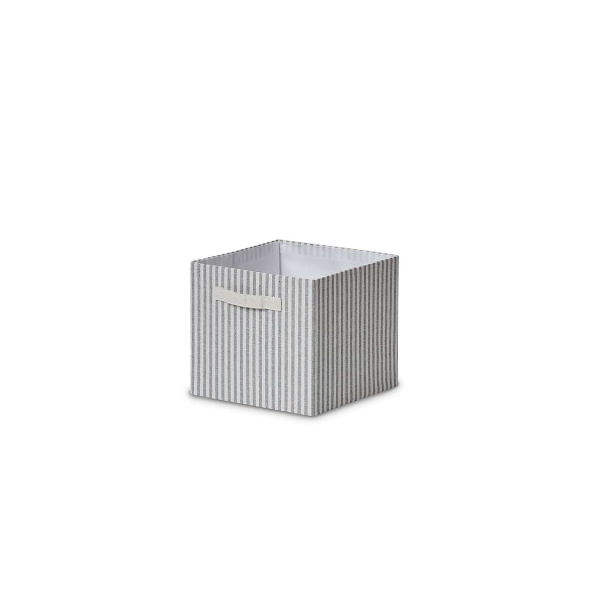 Hamptons Stripe Cube Basket
