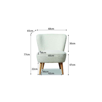 Boucle Occasional Chair