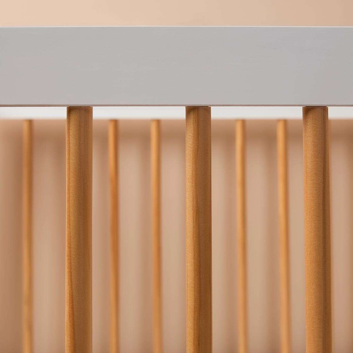 Aspen Classic Cot - White/Natural