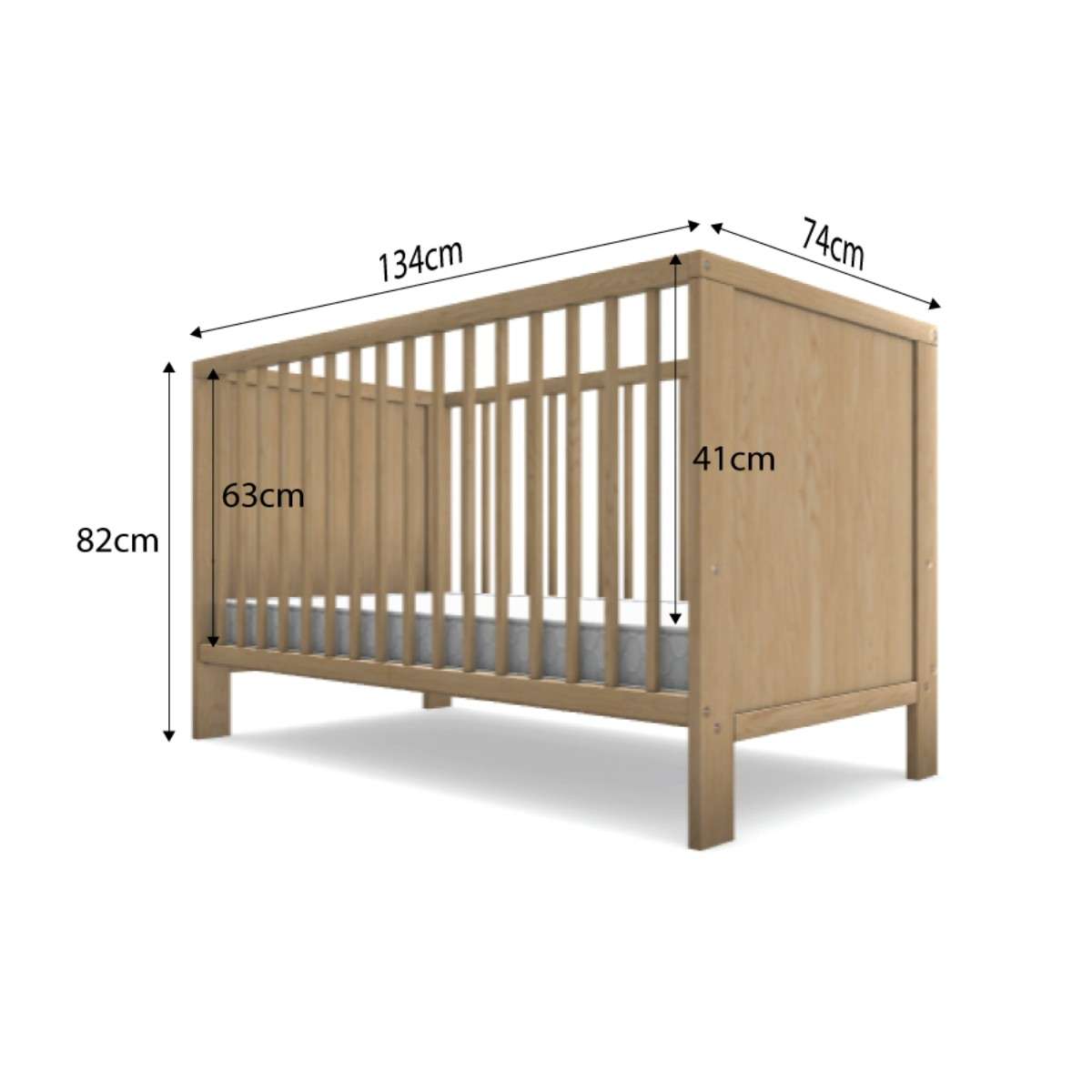 Aspiring Natural Three Piece Nursery Set