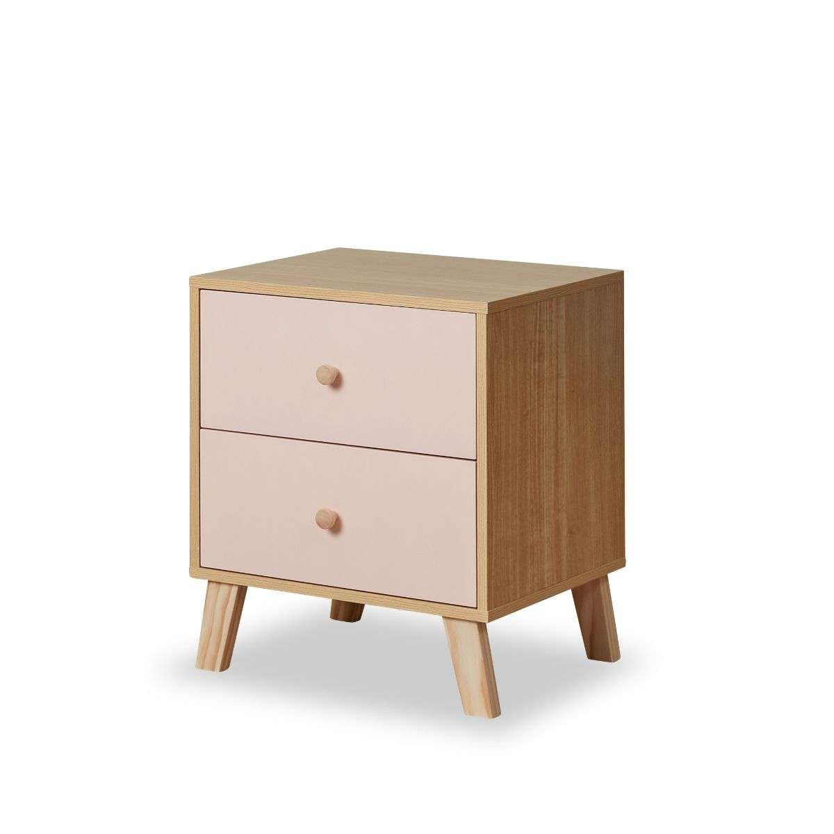 Aspen Bedside Table - Pink