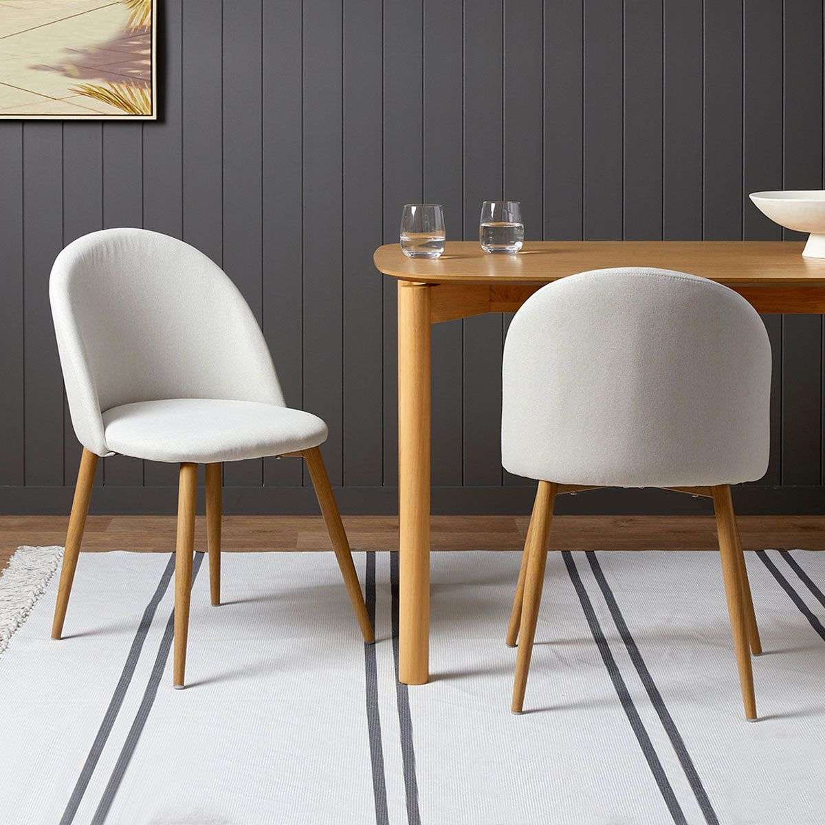 Londyn Dining Chairs - Natural Set of Four Bundle