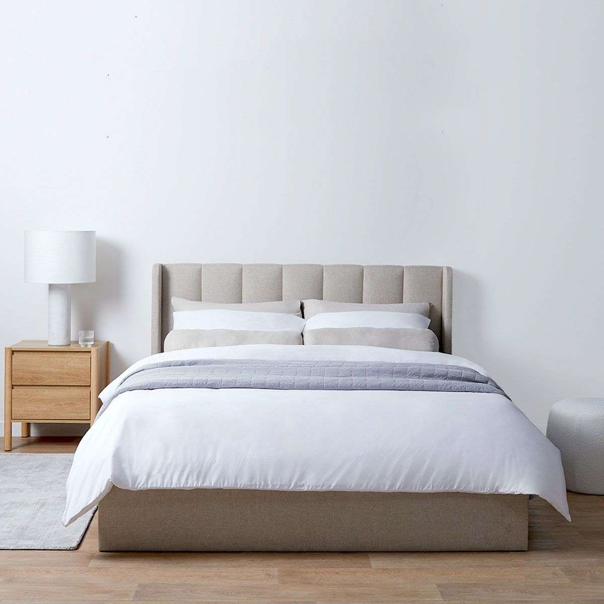 Quinn Natural Three Piece Bedroom Set