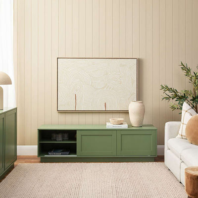 Eros Entertainment Unit - Sage Green