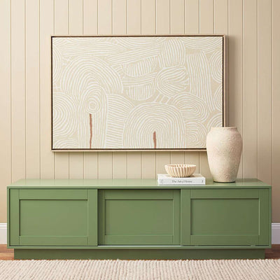 Eros Entertainment Unit - Sage Green