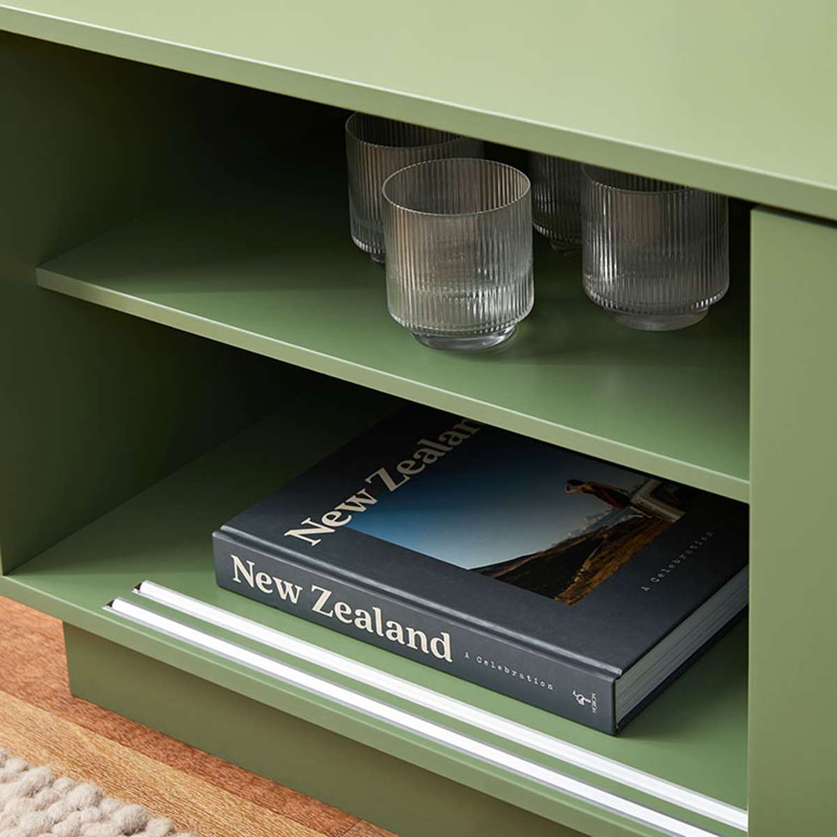 Eros Entertainment Unit - Sage Green