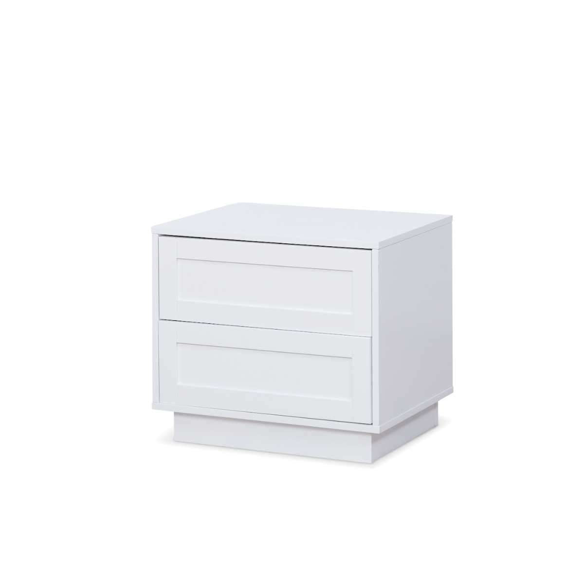 Eros Bedside Table - White
