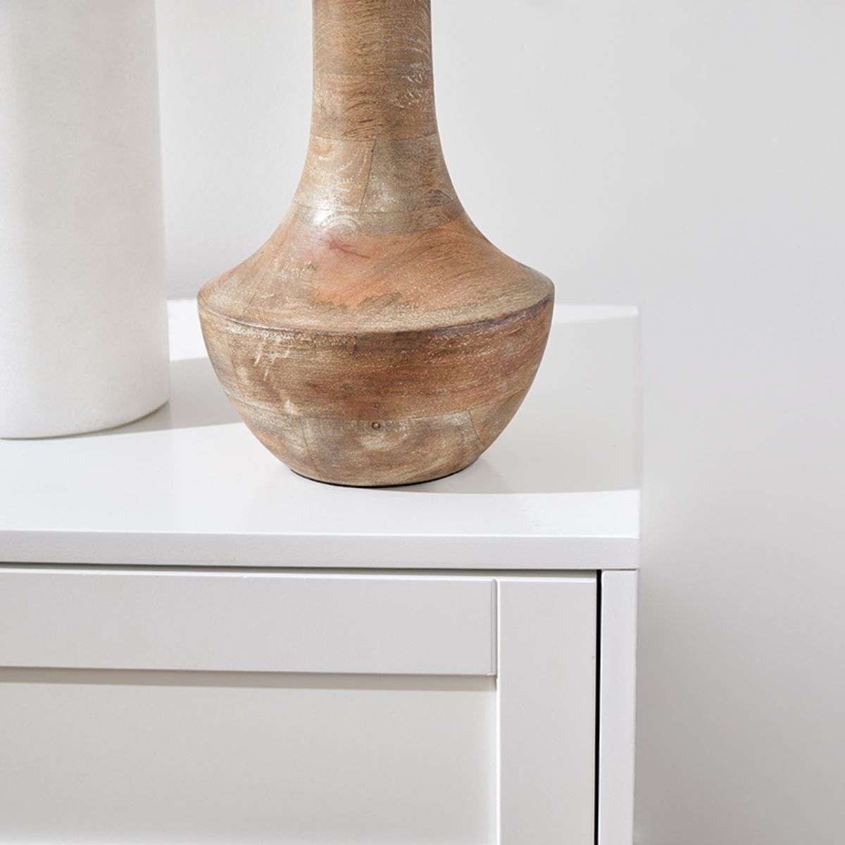 Eros Bedside Table - White