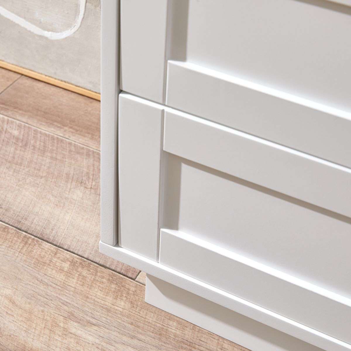 Eros Bedside Table - White