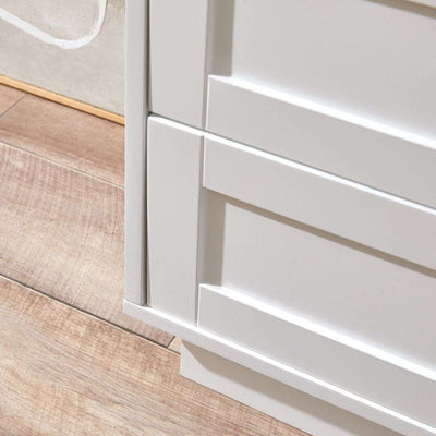 Eros Bedside Table - White