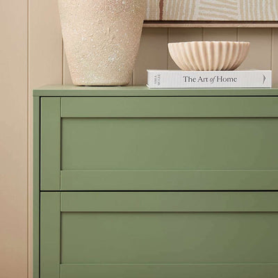 Eros Six Drawer - Sage Green