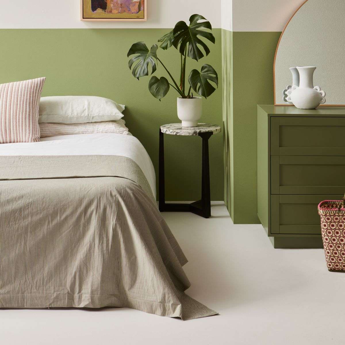 Eros Six Drawer - Sage Green