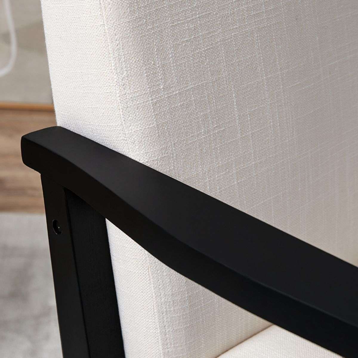 Hector Occasional Chair - Black/Natural