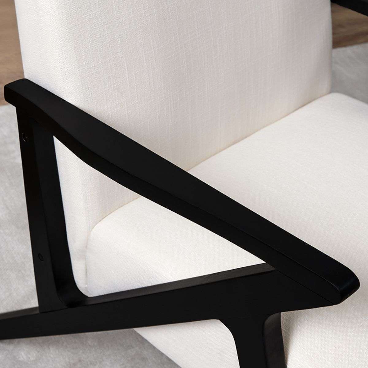 Hector Occasional Chair - Black/Natural